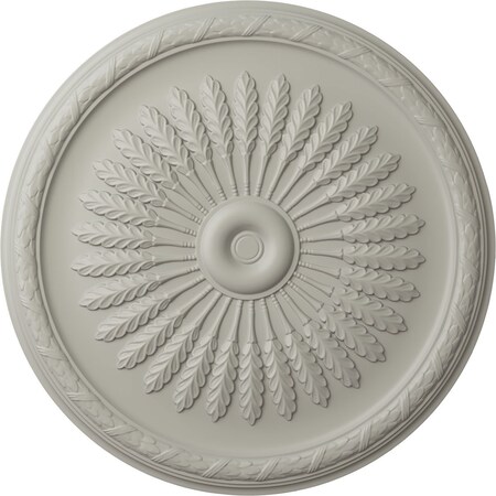 Ekena Millwork Juniper Ceiling Medallion (Fits Canopies up to 7"), Hand-Painted Pot of Cream, 36"OD x 1 1/2"P CM36JUPCF